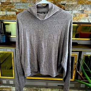 Light purple  turtleneck sweater crop/mid sized super soft.